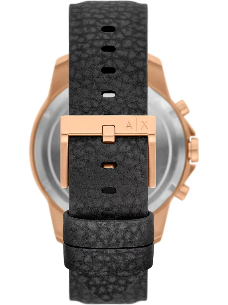 Orologio analogico oro rosé / nero Oro rosé miniatura 3