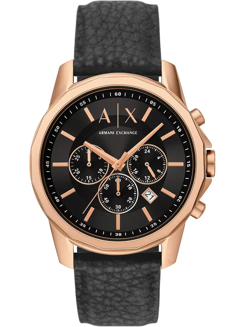 Orologio analogico oro rosé / nero Oro rosé