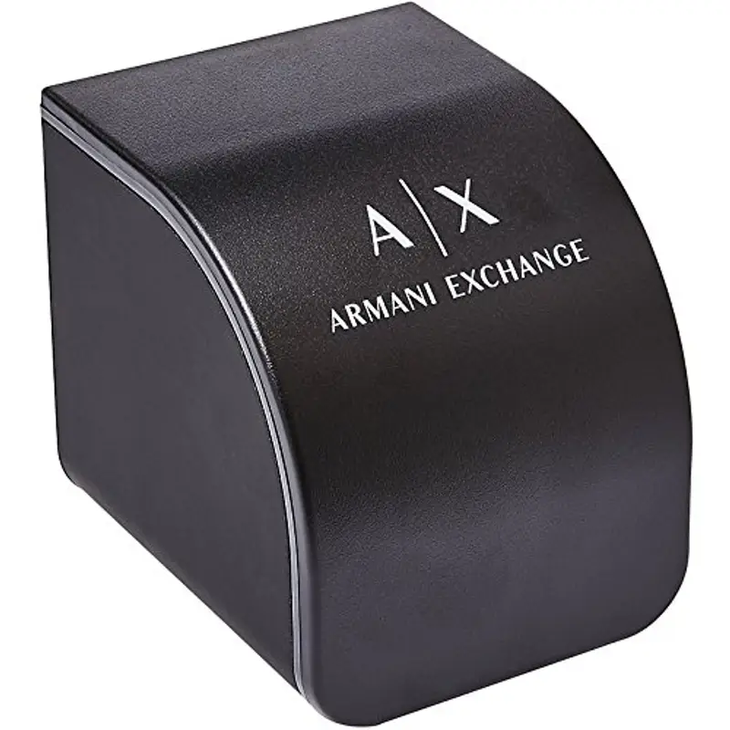 Armani Exchange orologio per donna, movimento al quarzo e cassa orologio per 36 mm con cinturino in acciaio inossiorologio perbile, pelle o silicone, Tonalità argento e glitter miniatura 3