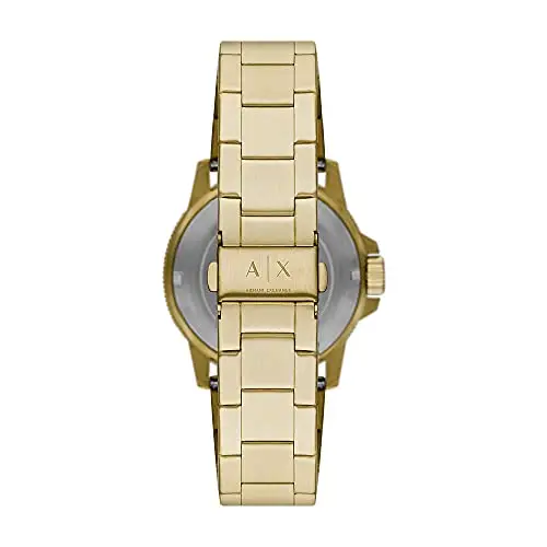Armani Exchange Orologio per uomo, Movimento al quarzo a tre lancette e cassa da 44 mm con cinturino in acciaio, Tono miniatura 2
