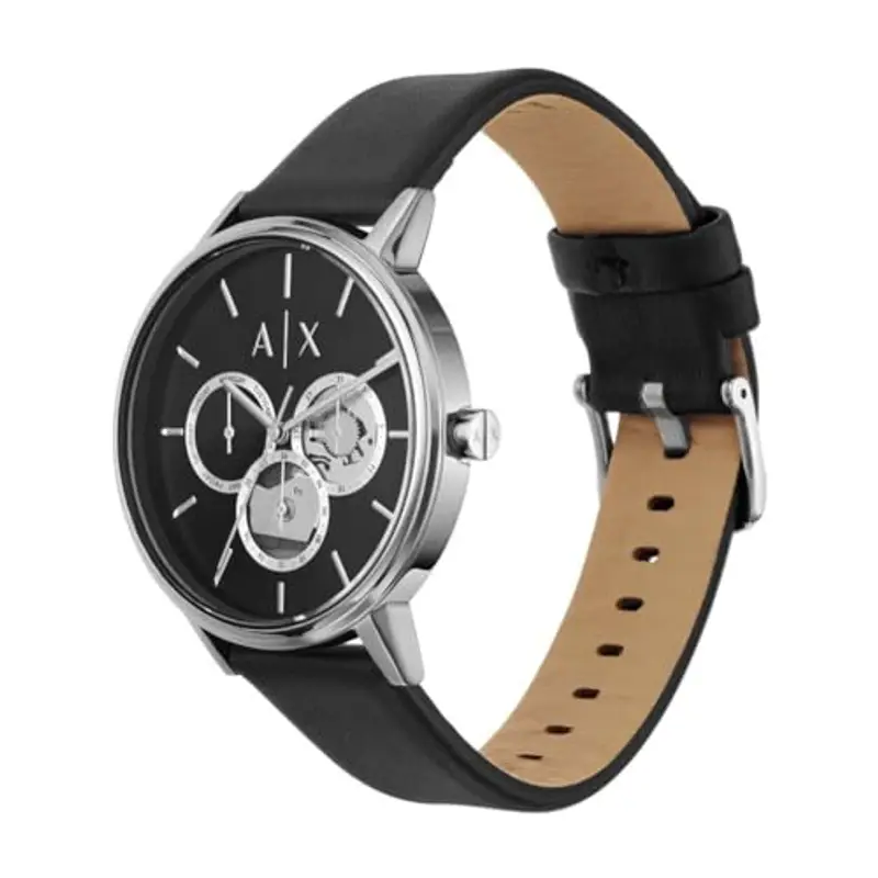 Armani Exchange orologio per uomo, movimento cronografo e cassa orologio per 42 mm con cinturino in acciaio miniatura 3