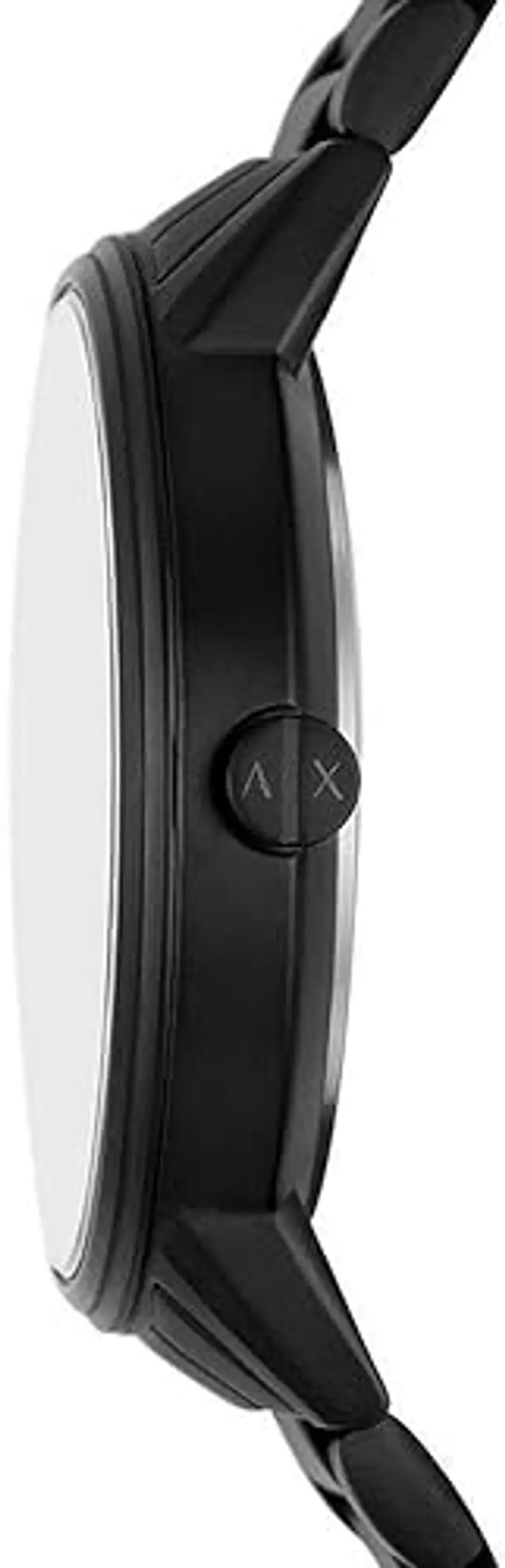 Armani Exchange orologio per uomo, movimento cronografo e cassa orologio per 42 mm con cinturino in acciaio inossiorologio perbile, pelle o silicone, Nero e oro miniatura 2