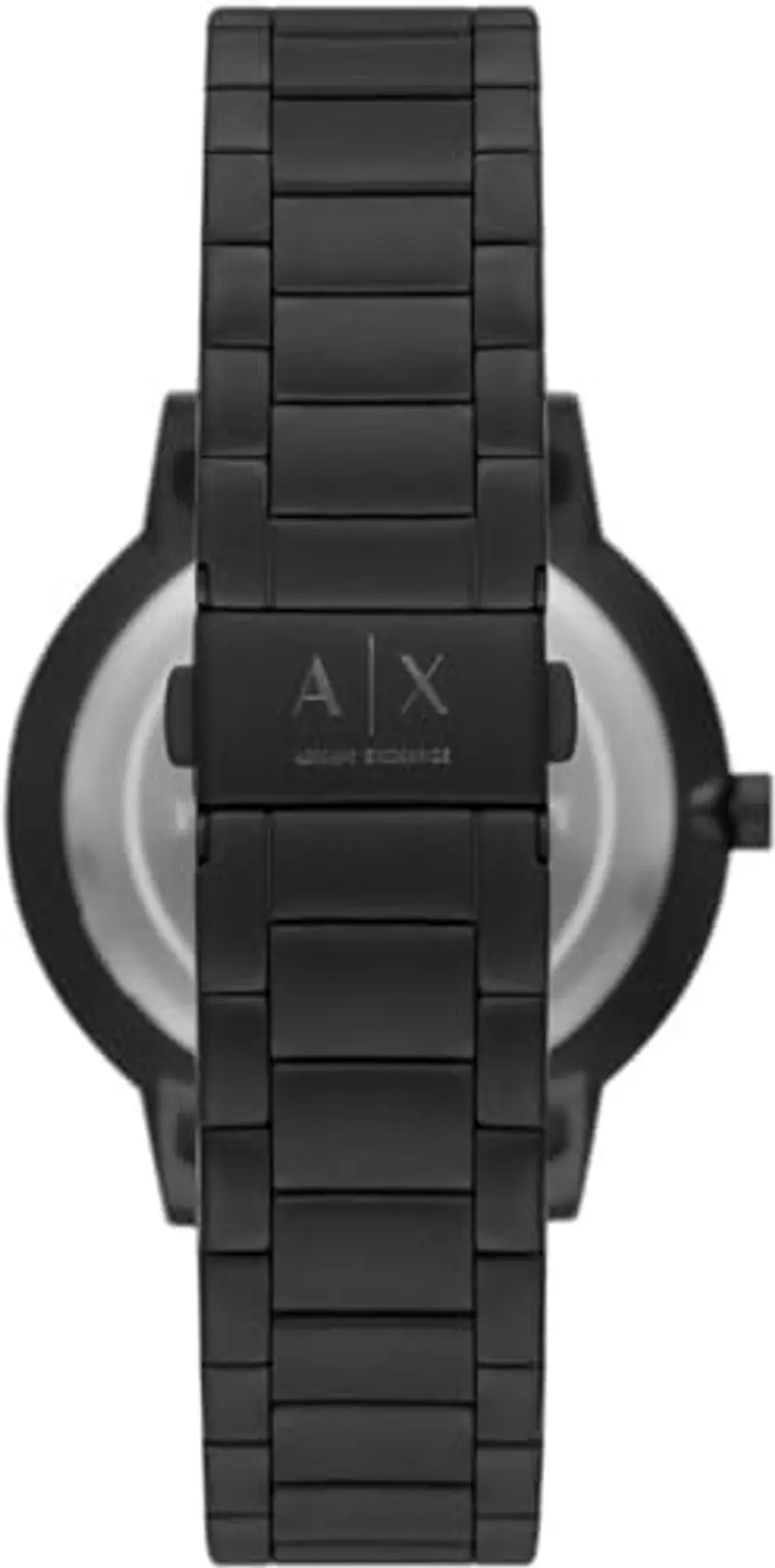 Armani Exchange orologio per uomo, movimento cronografo e cassa orologio per 42 mm con cinturino in acciaio inossiorologio perbile, pelle o silicone, Nero e oro miniatura 3