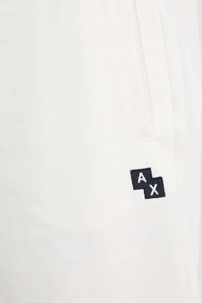 pantaloncini in cotone uomo colore bianco XM000471 AF13109 miniatura 4