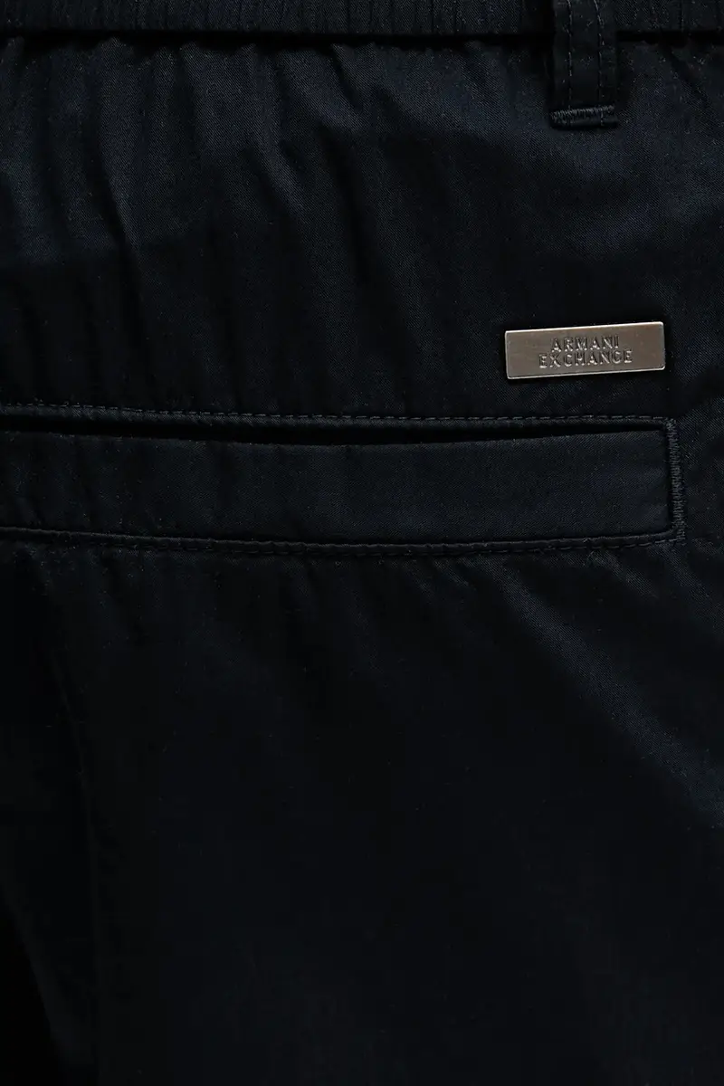 pantaloncini in cotone uomo colore blu navy XM000150 AF11882 miniatura 5