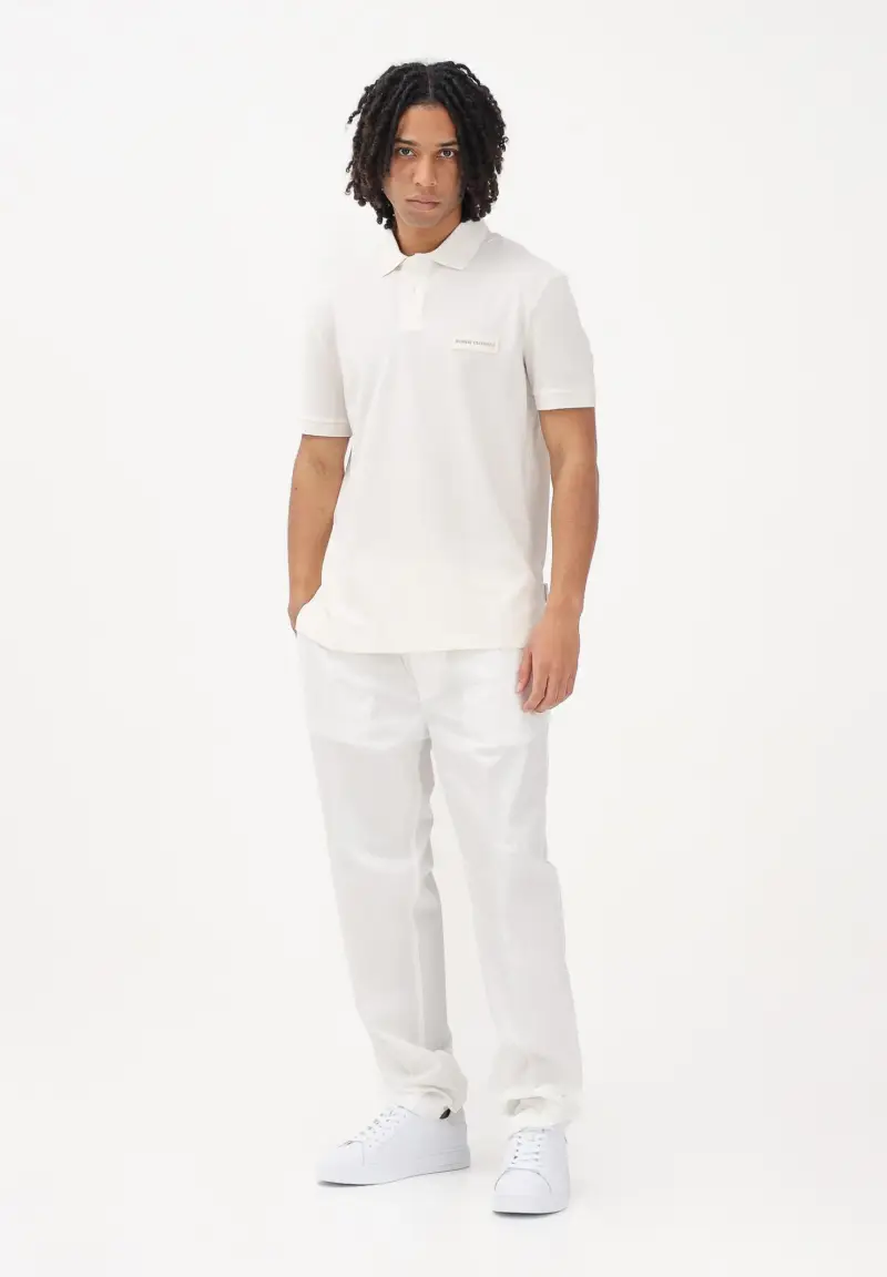 Pantalone bianco da uomo miniatura 2