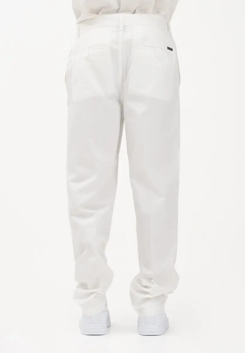 Pantalone bianco da uomo miniatura 3