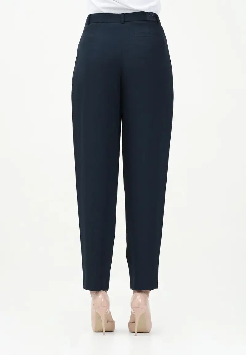 ARMANI EXCHANGE Pantalone elegante blu da donna miniatura 3