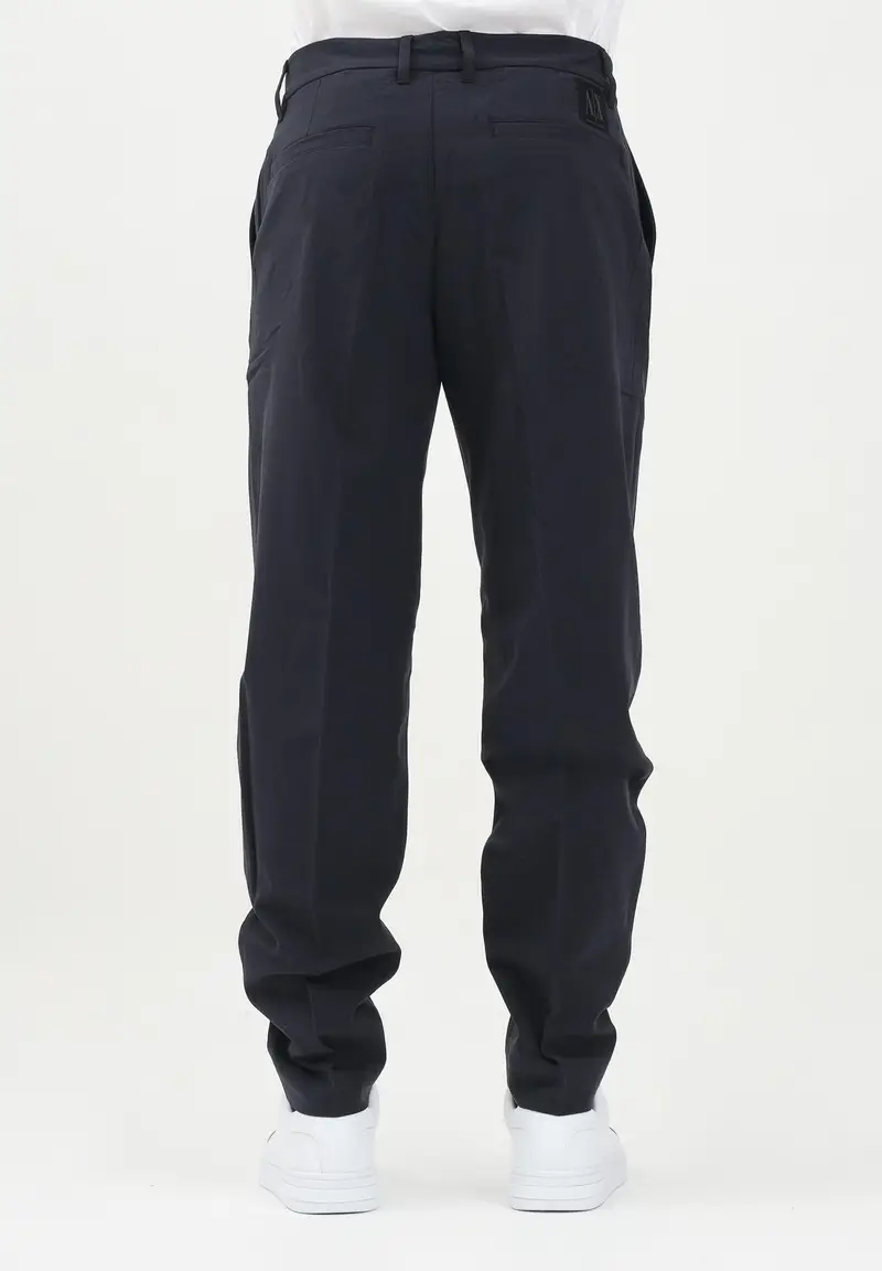ARMANI EXCHANGE Pantalone elegante blu da uomo miniatura 2