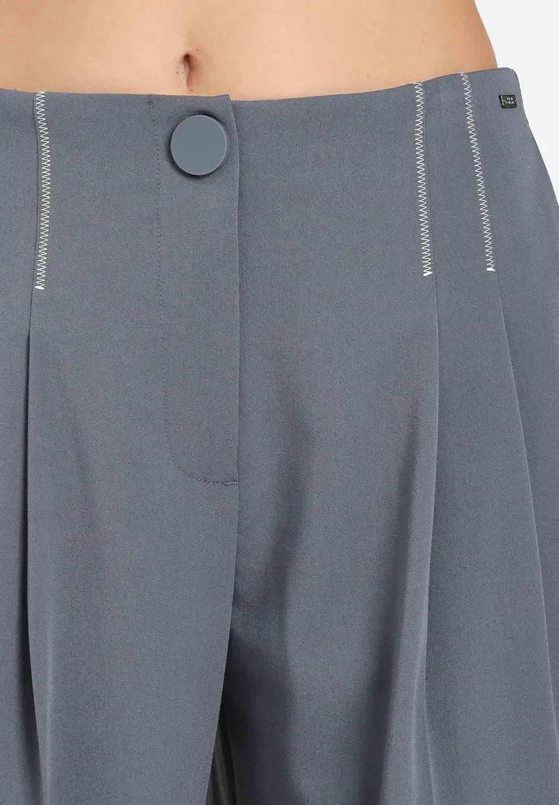 ARMANI EXCHANGE Pantalone elegante grigio da donna miniatura 2