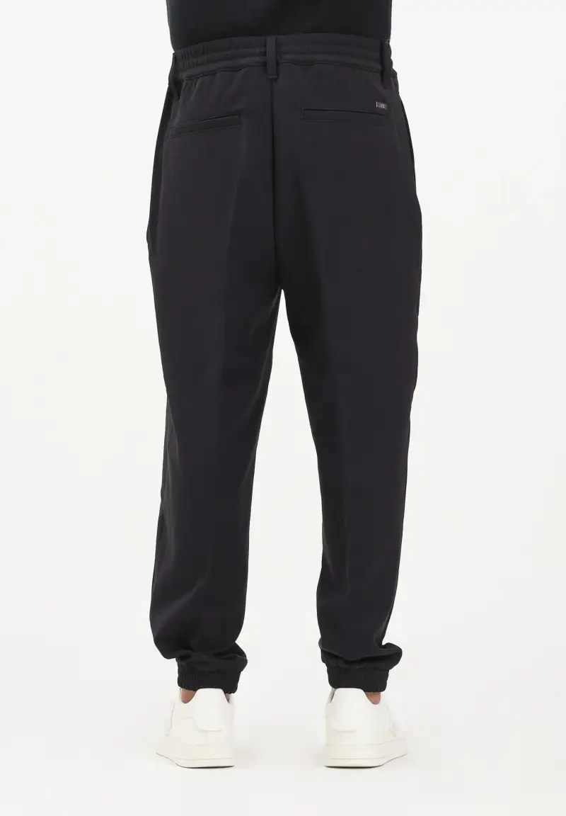 Pantalone nero da uomo miniatura 3