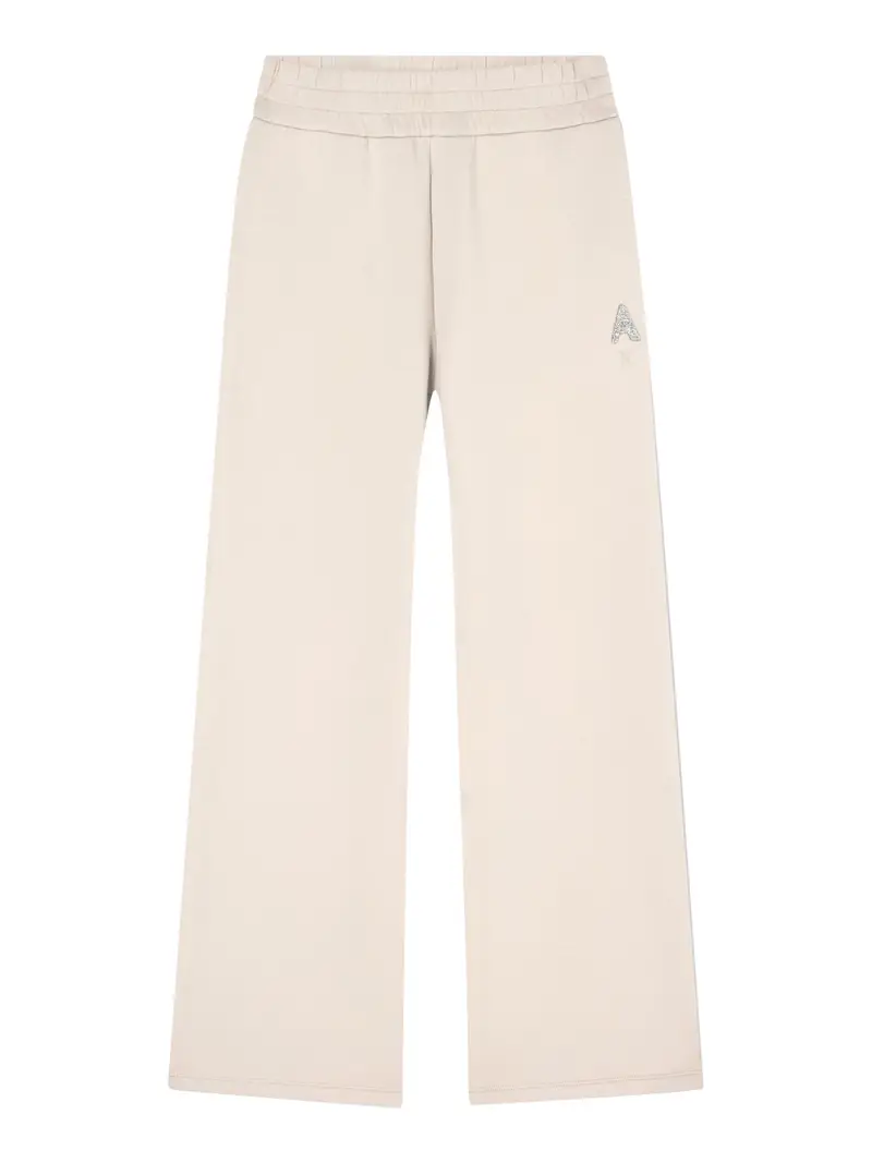 pantalone tuta armani exchange da donna - avorio