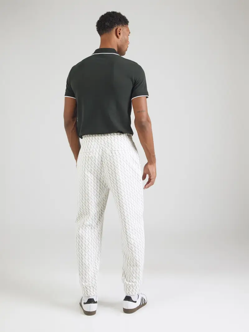 ARMANI EXCHANGE Pantaloni beige / bianco miniatura 2