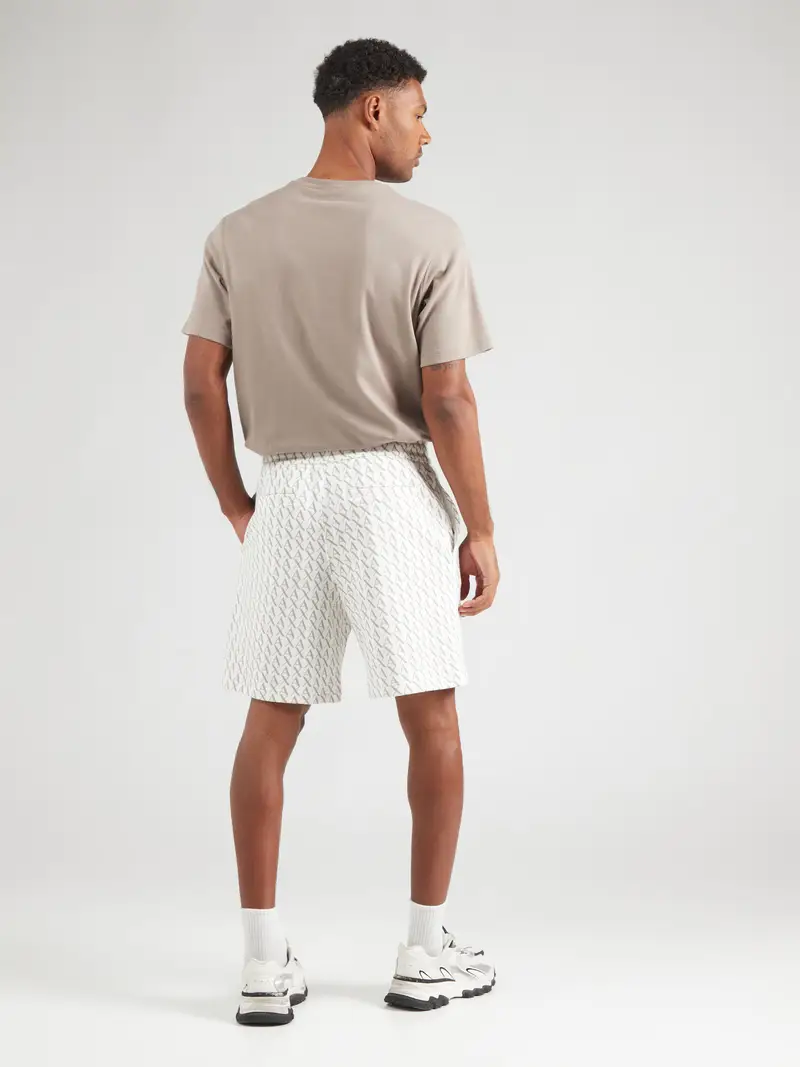 Pantaloni beige / bianco miniatura 3