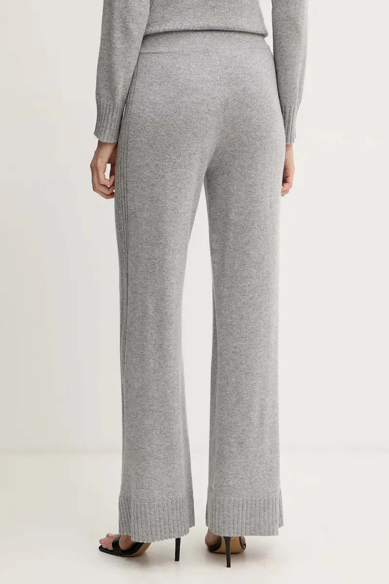 pantaloni con lana colore grigio XW001165 AF16181 miniatura 3