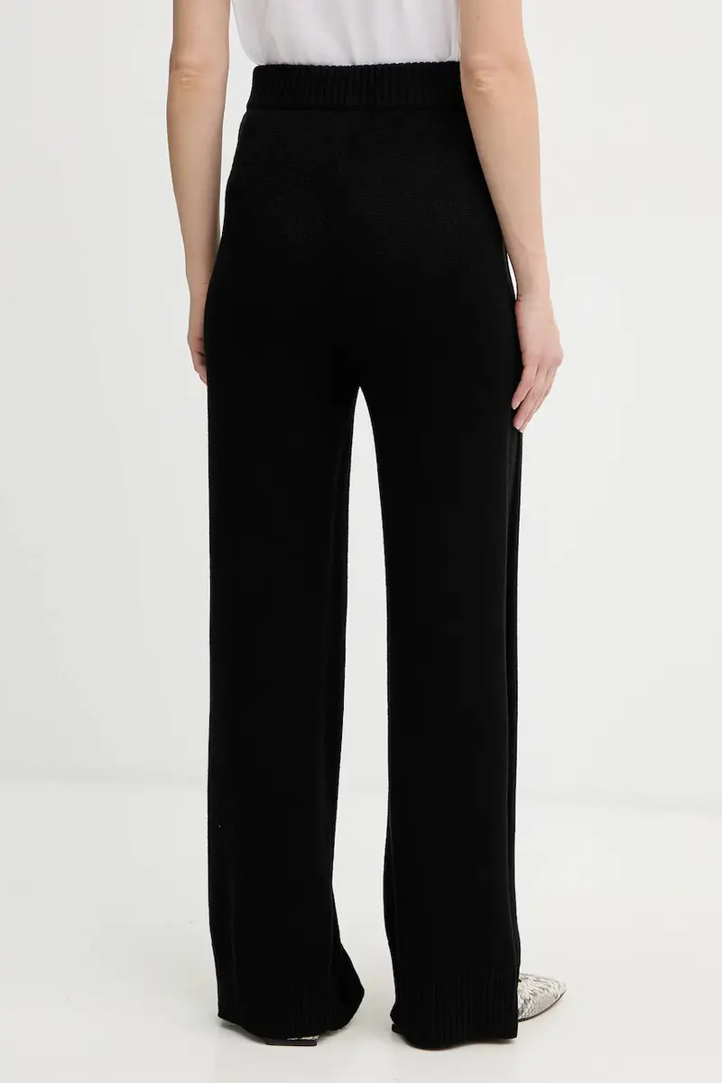 pantaloni con lana colore nero XW000769 AF13774 miniatura 3
