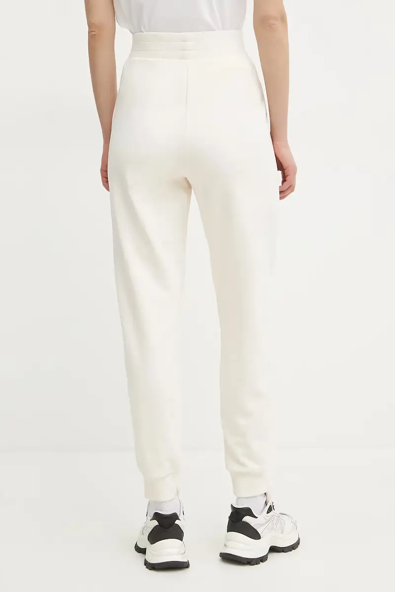 pantaloni della tuta di cotone donna colore beige XW000162 AF11851 miniatura 3