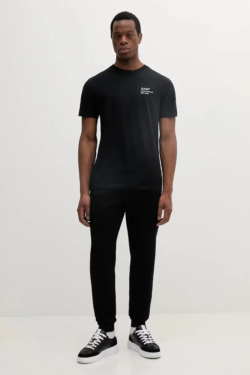 pantaloni della tuta uomo colore nero XM000373 AF10818 miniatura 2