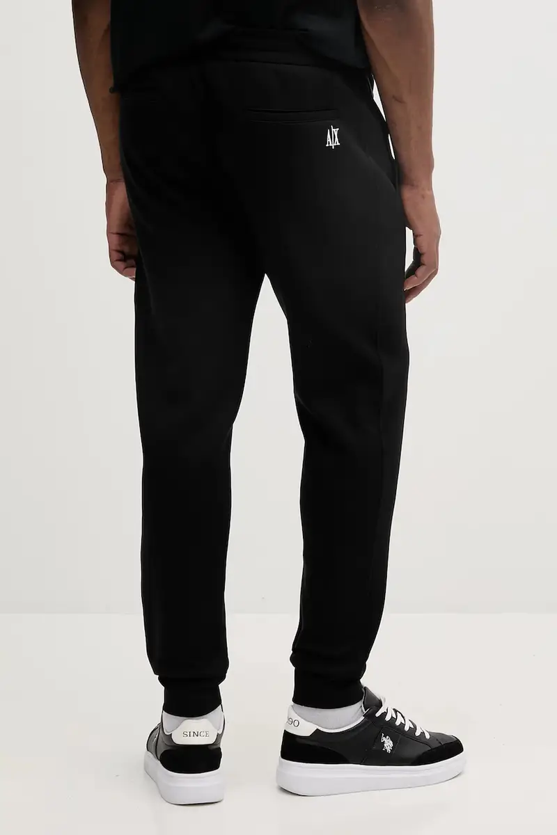 pantaloni della tuta uomo colore nero XM000373 AF10818 miniatura 3