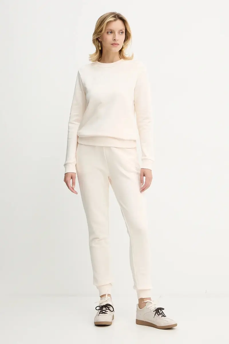 pantaloni donna colore beige XW000750 AF14284 miniatura 2