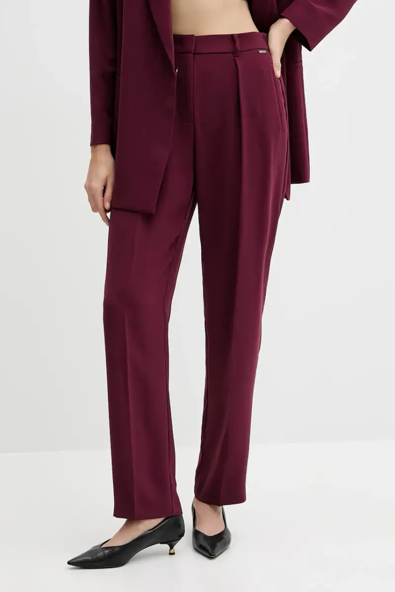 pantaloni donna colore granata XW000664 AF10872