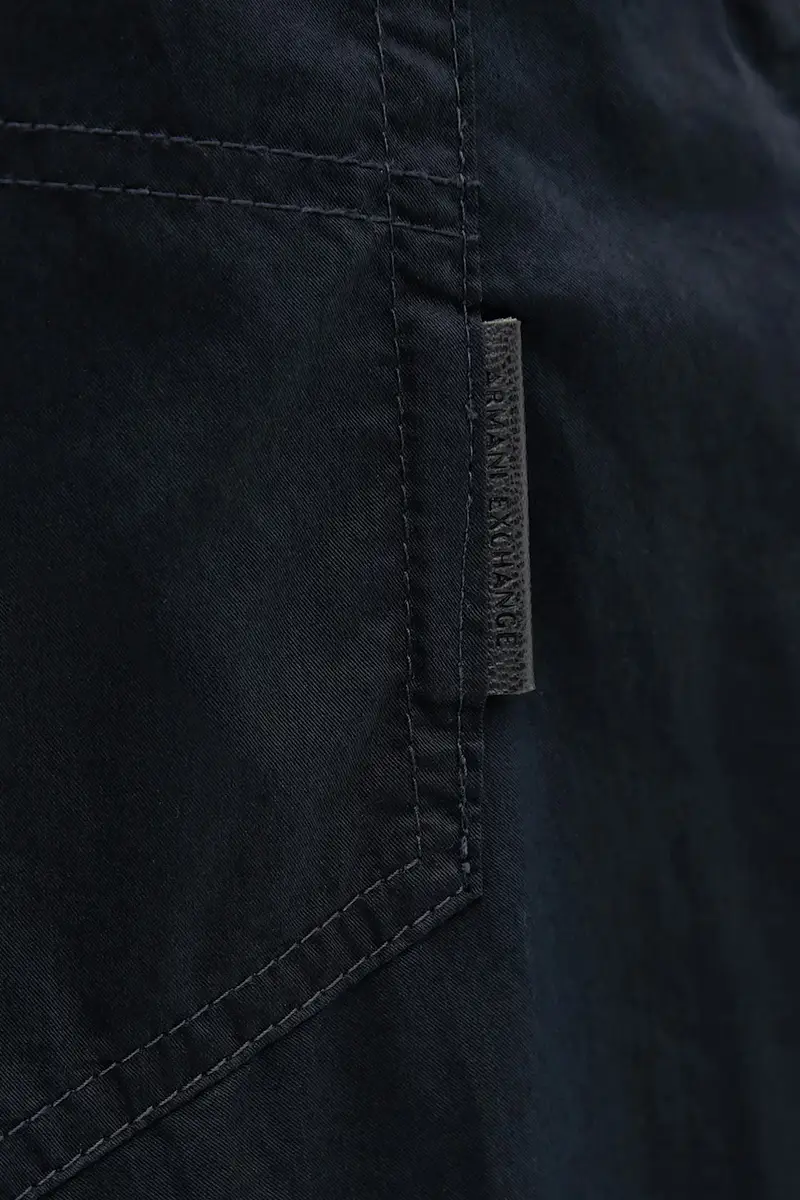 pantaloni in cotone uomo colore blu navy XM000076 AF11882 miniatura 4