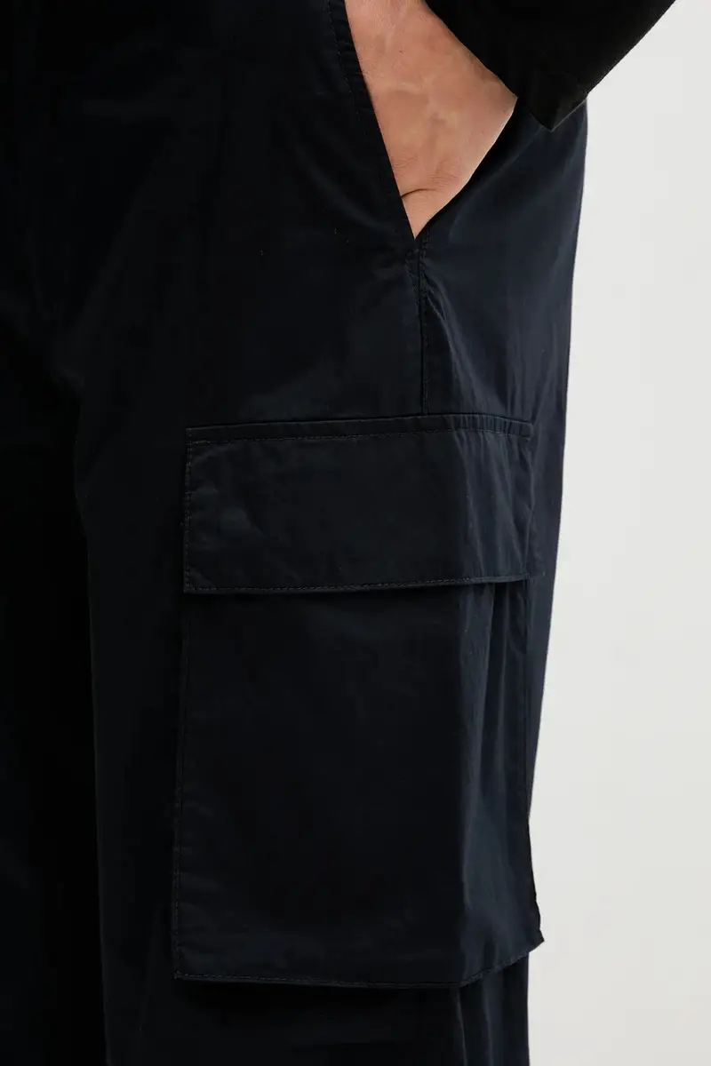 pantaloni in cotone uomo colore blu navy XM000943 AF11882 miniatura 4