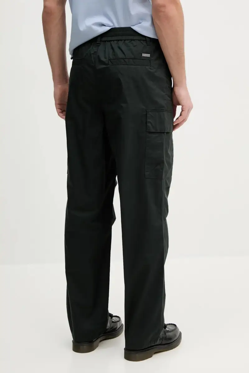 pantaloni in cotone uomo colore verde XM000200 AF11882 miniatura 3