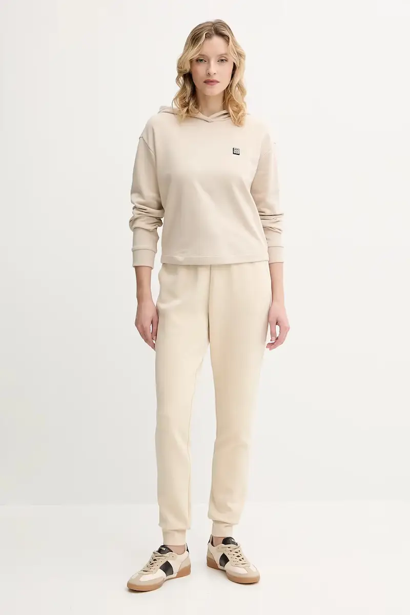 pantaloni tuta colore beige XW000824 AF10818 miniatura 2