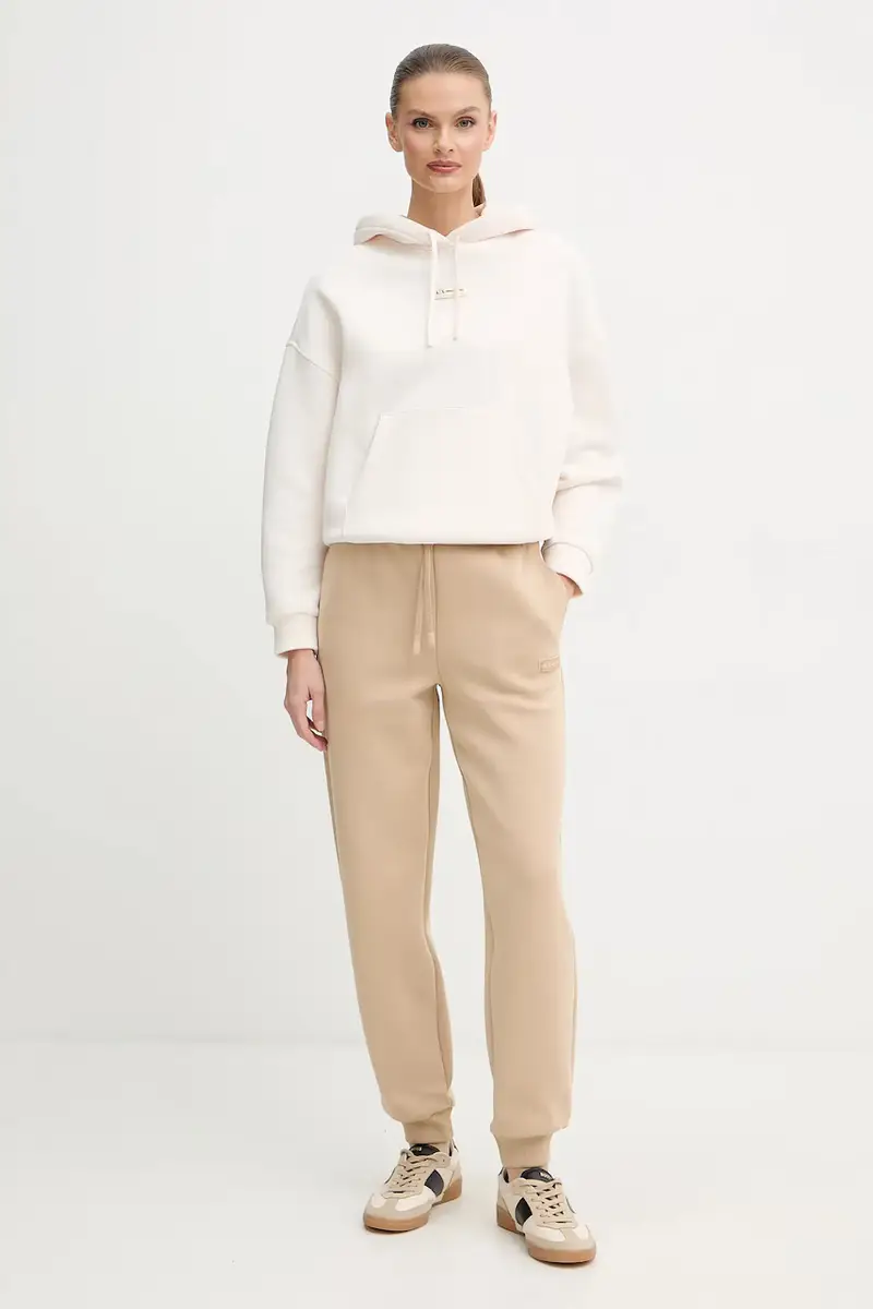 pantaloni tuta colore beige XW001287 AF16134 miniatura 2