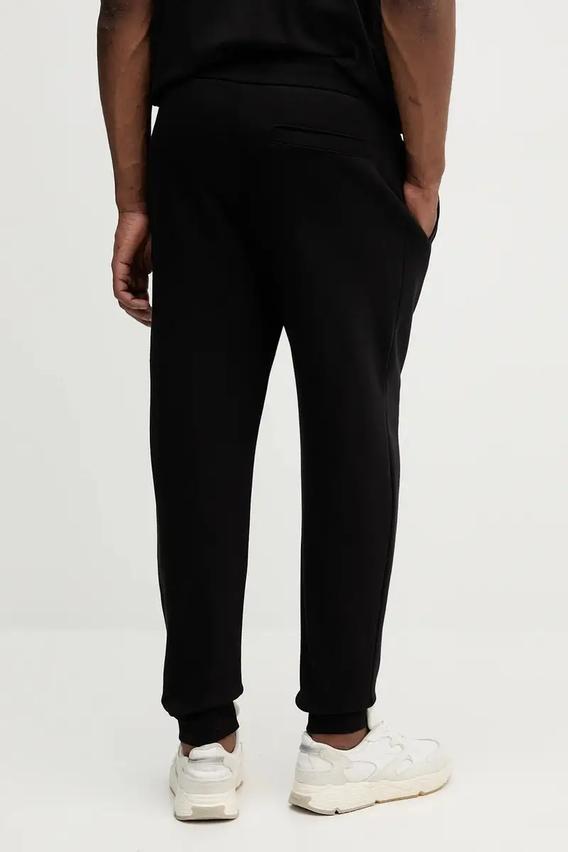 pantaloni tuta di cotone Nero miniatura 3