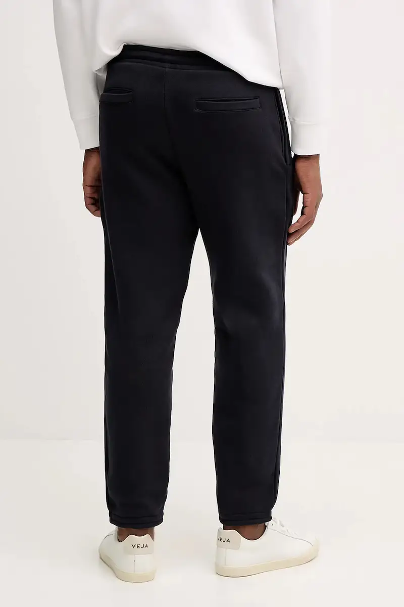 pantaloni tuta di cotone uomo colore blu navy XM001419 AF16434 miniatura 3