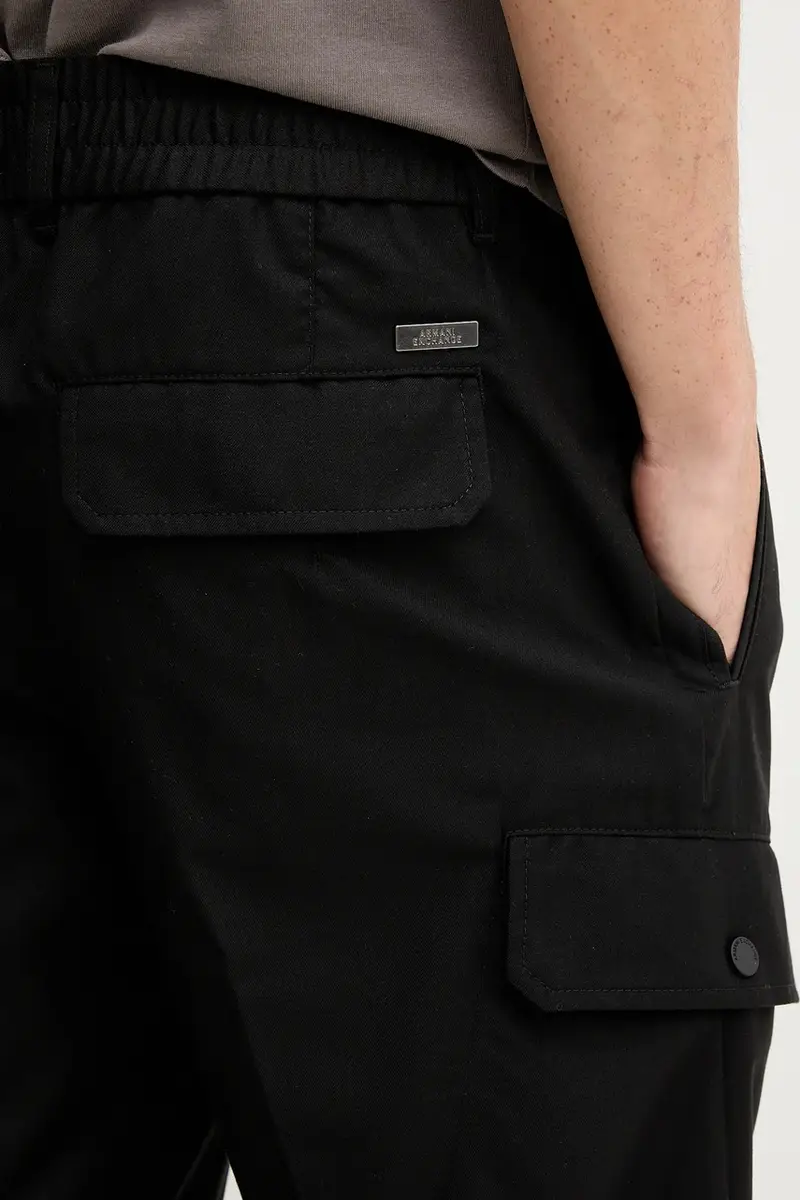 pantaloni uomo colore nero XM001208 AF12041 miniatura 4