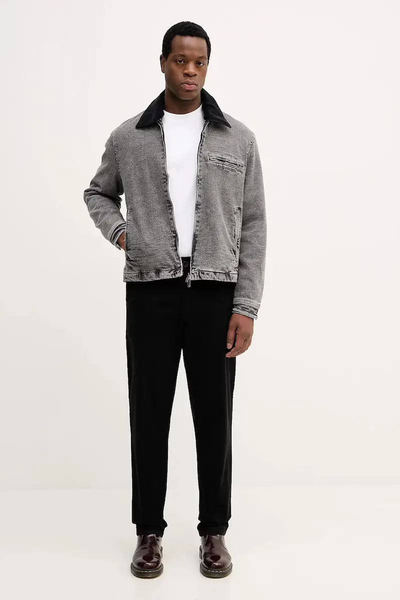 pantaloni uomo colore nero XM001569 AF18849 miniatura 2