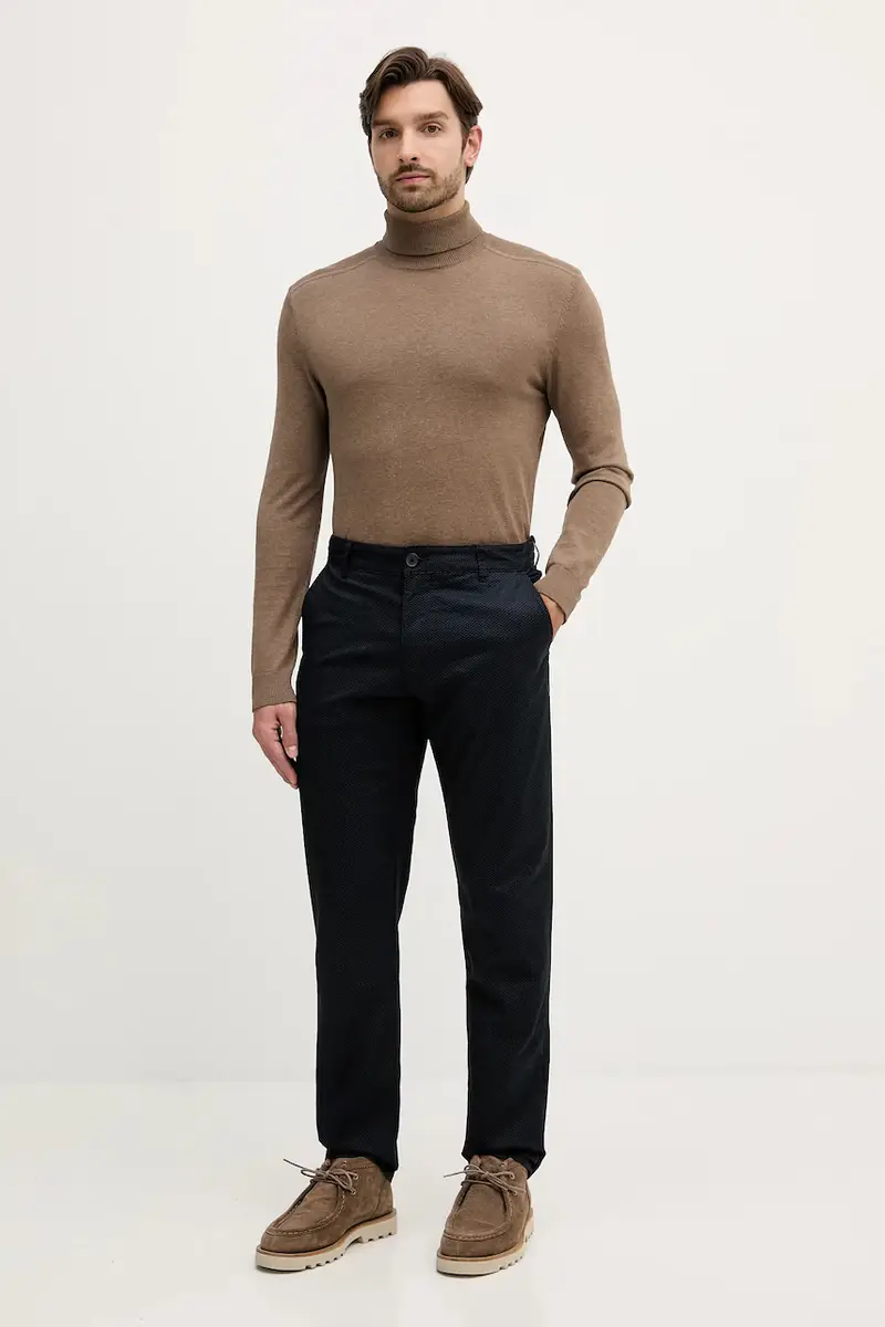 pantaloni uomo colore verde XM000626 AF13183 Blu navy miniatura 2