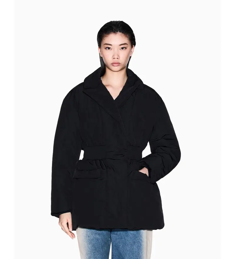 per donna. XW000669AF16210UC001 Giacca nera contemporanea (XS), Nero, Casual, Poliamide