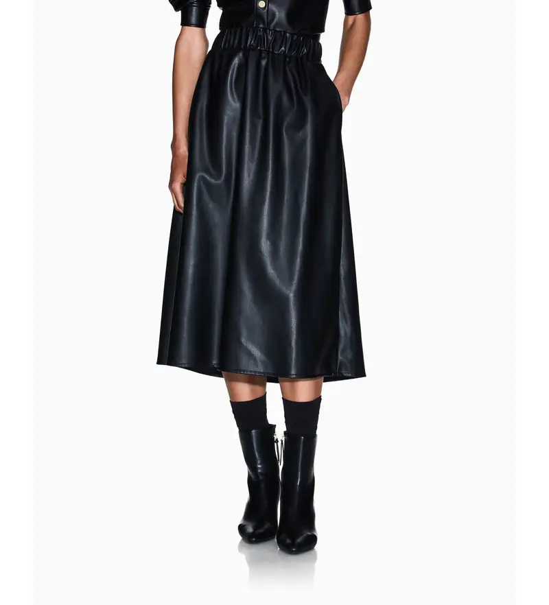 per donna. XW001240AF16106UC001 Gonna midi nera (XXS), Nero, Casual, Poliestere