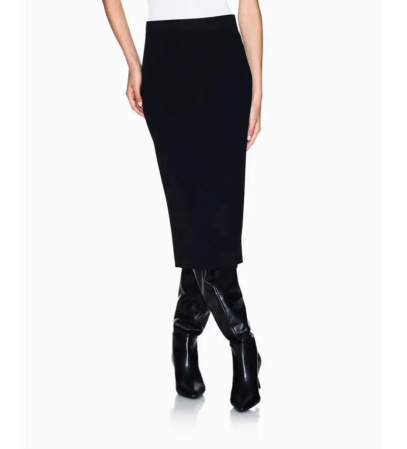 per donna. XW001302AF10352UC001 Gonna a tubino nera (XS), Nero, Casual, Da sera, Viscosa