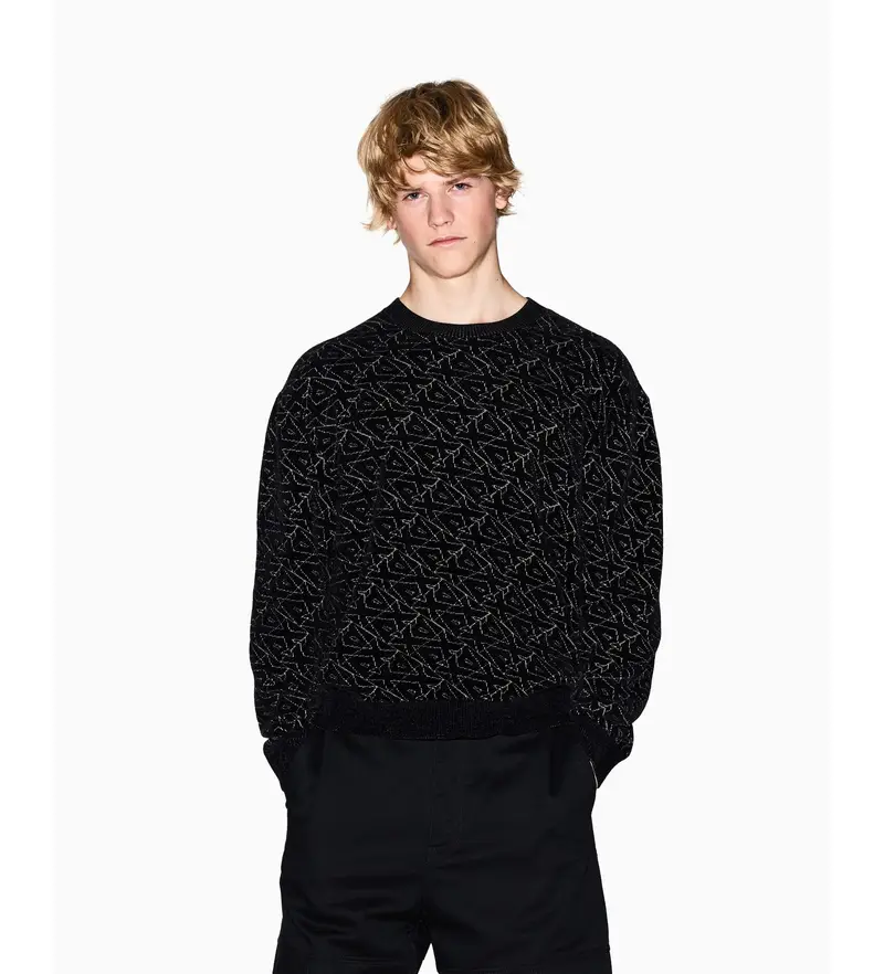 per uomo. XM001330AF16916FC196 Maglia con logo nero (M), Casual, Classico, Poliestere