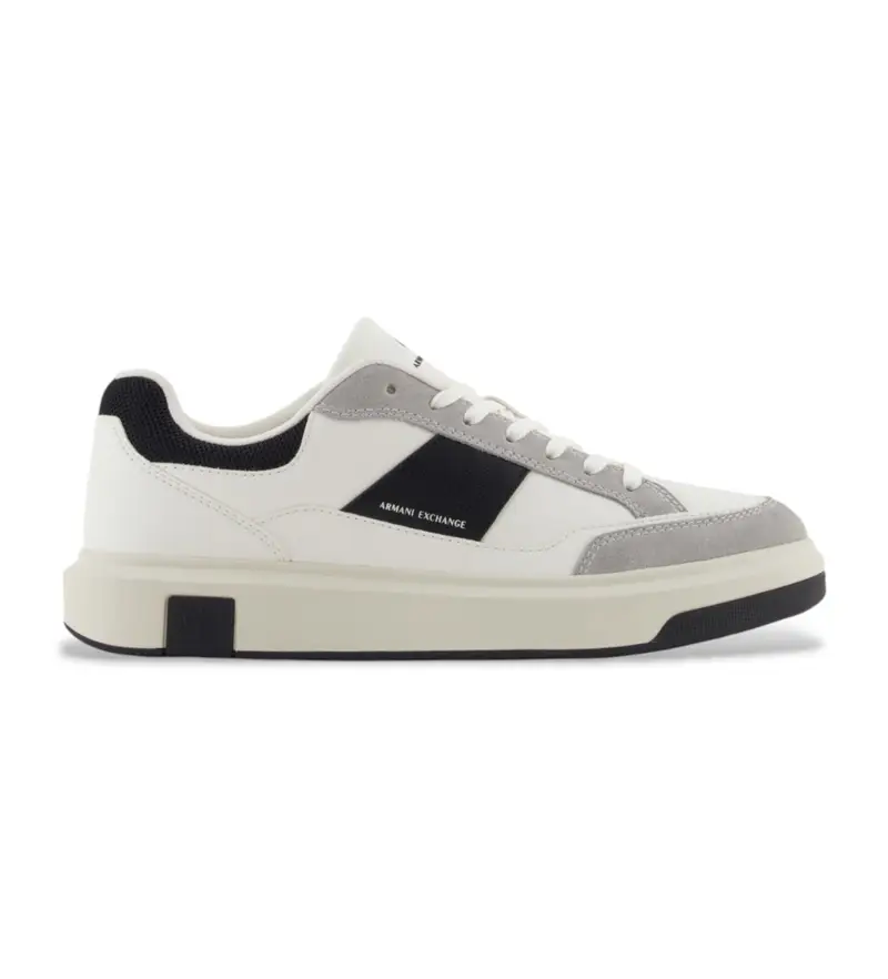 per uomo. XM001720AF17529M0017 Sneakers bianche New City (45), Bianco, Basso, Stringhe, Casual Pelle