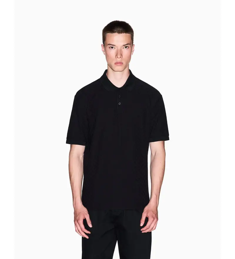 Armani Exchange Polo Uomo Nero 2664081