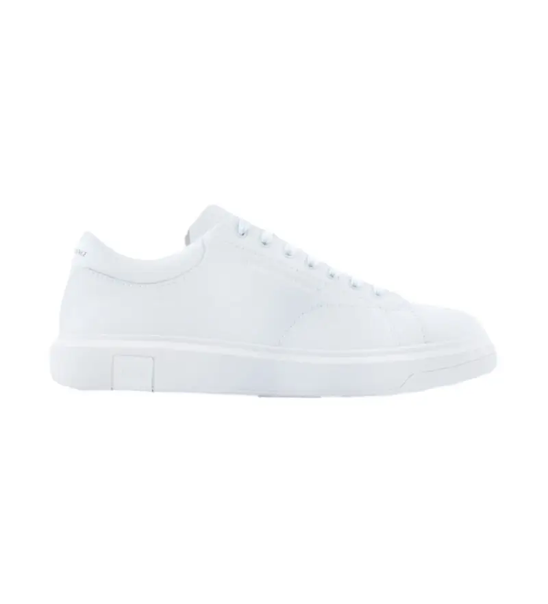 per uomo. XUX123XV53400152 Sneakers in pelle bianca Action (44), Bianco, Basso, Stringhe, Casual