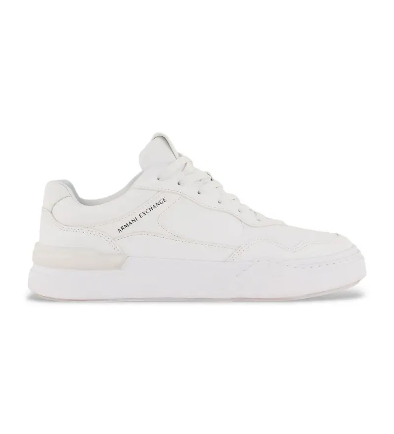 per uomo. XUX219XV85701015 Sneakers bianche con logo (41.5), Bianco, Basso, Stringhe, Casual Pelle