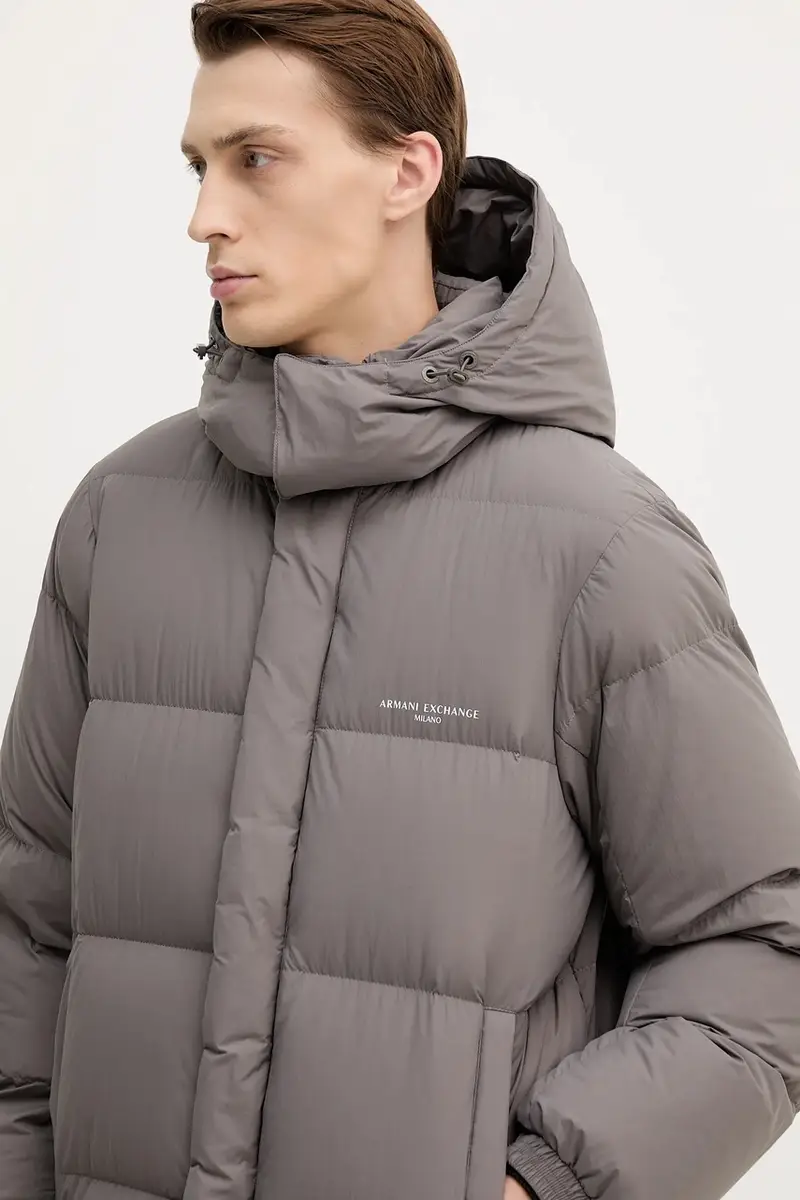 piumino colore grigio XM001846 AF16340 miniatura 4