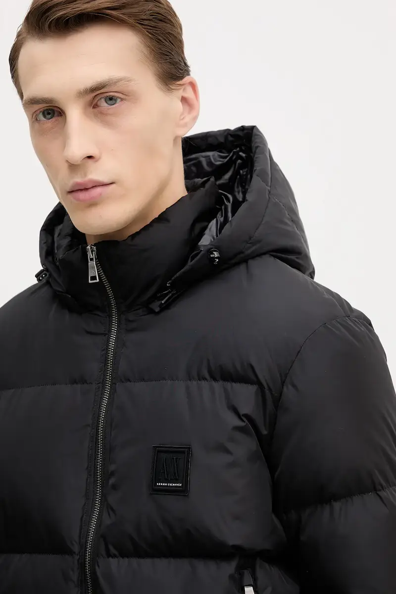 piumino colore nero XM000348 AF12286 miniatura 4