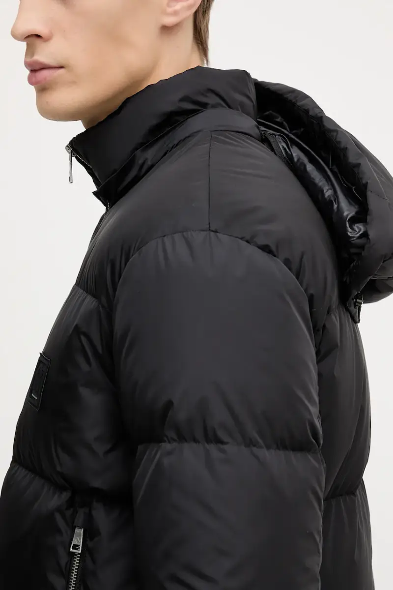 piumino colore nero XM000348 AF12286 miniatura 5