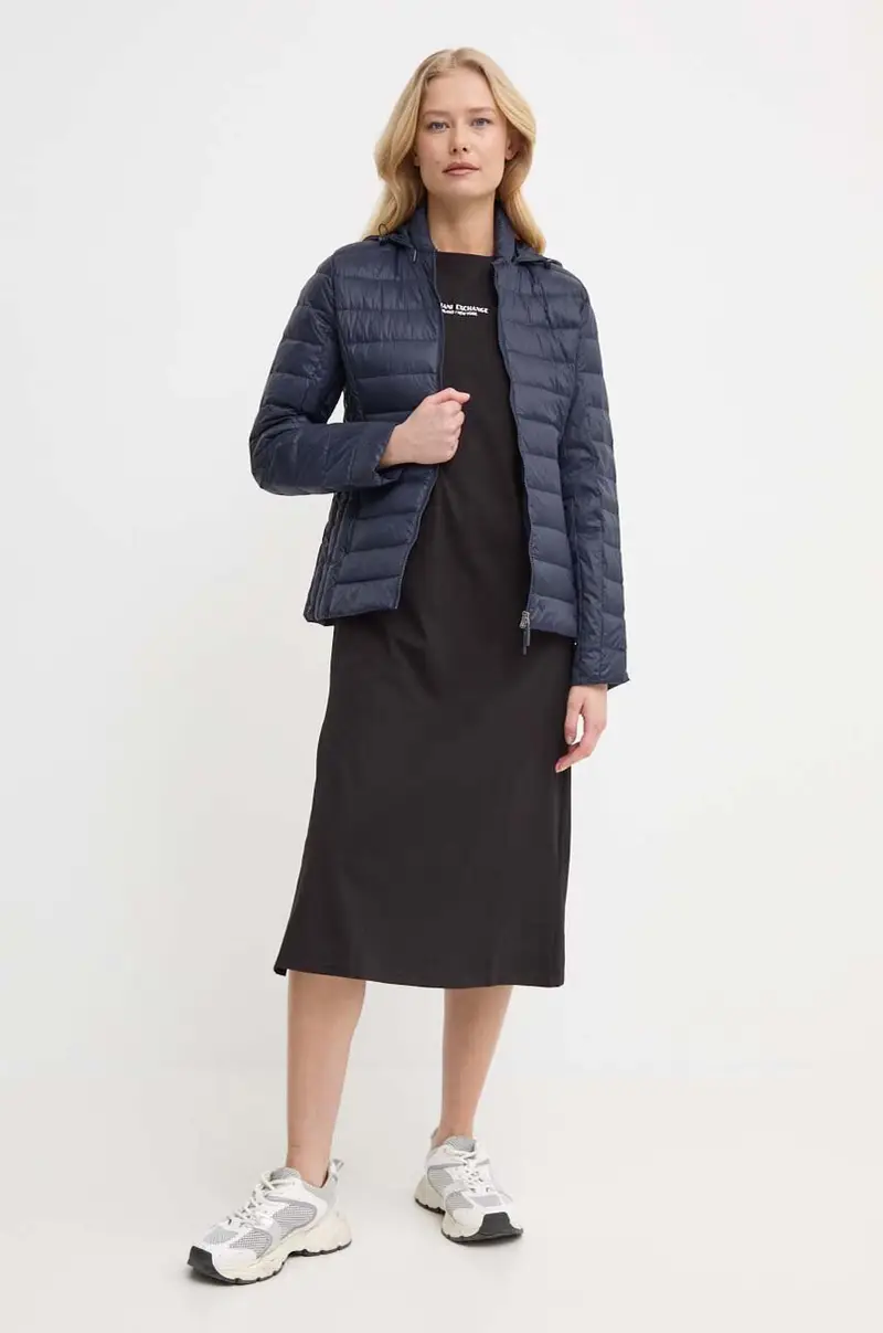 piumino donna Blu navy miniatura 2