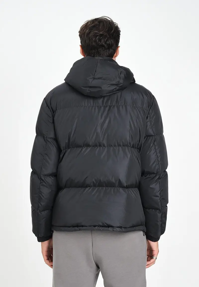 ARMANI EXCHANGE Piumino nero da uomo con logo miniatura 2