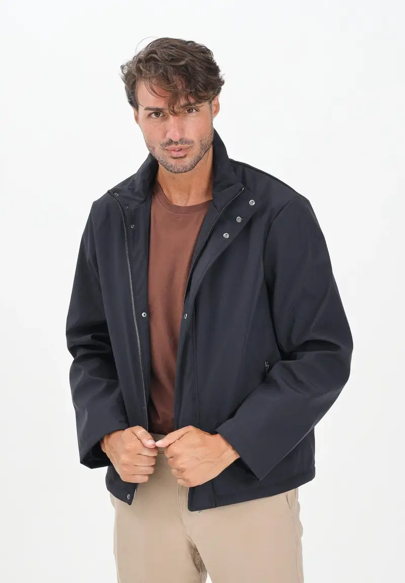 Piumino nero da uomo miniatura 2