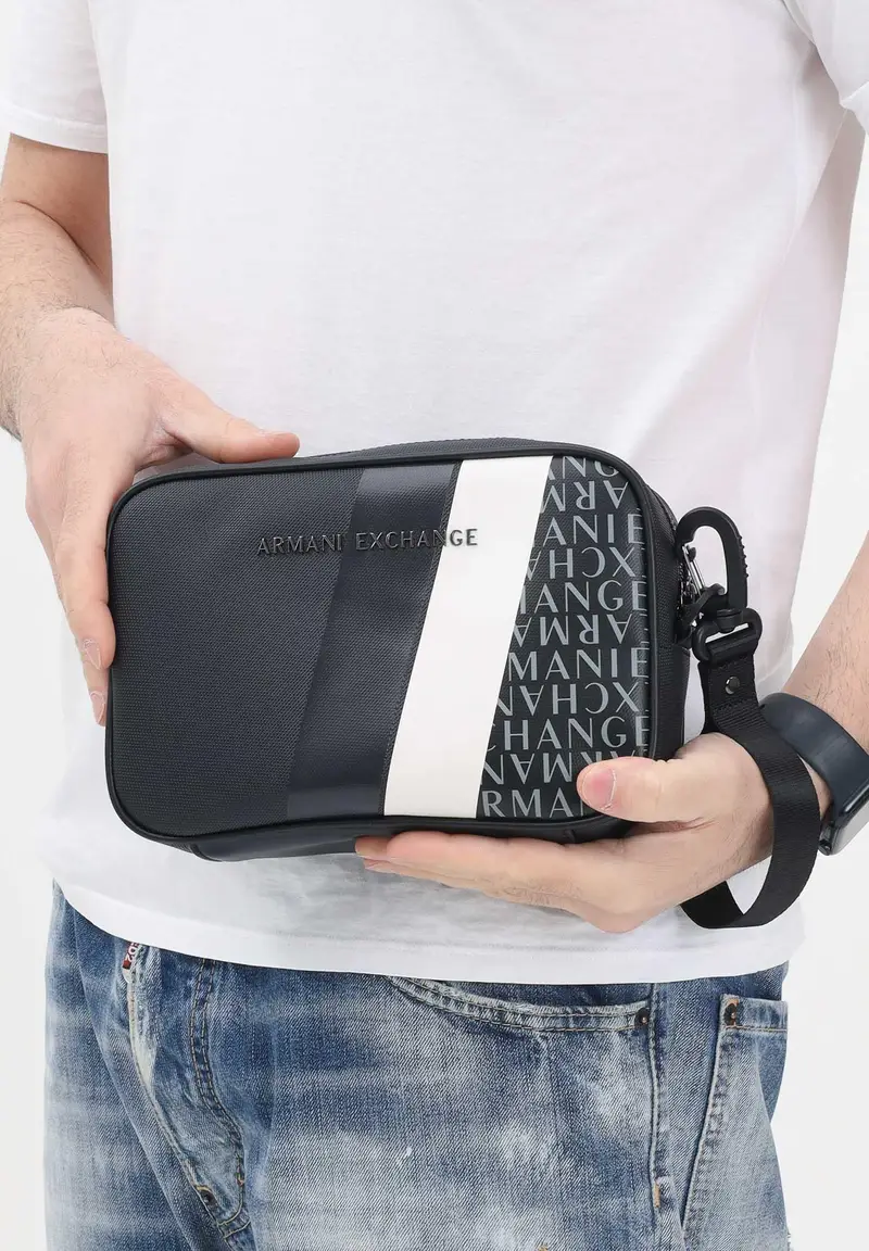 Armani Exchange Pochette Uomo Blu 921699 miniatura 3